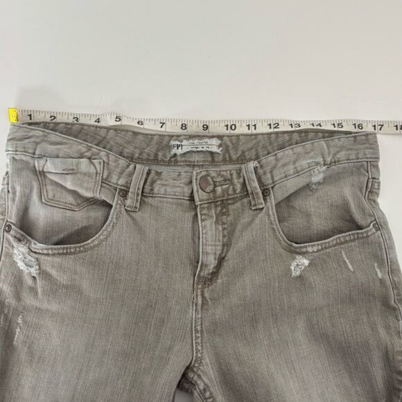 Free People Jeans W29 x L28 Mid Rise Skinny Distressed Boho Festival Streetwear - Picture 7 of 12